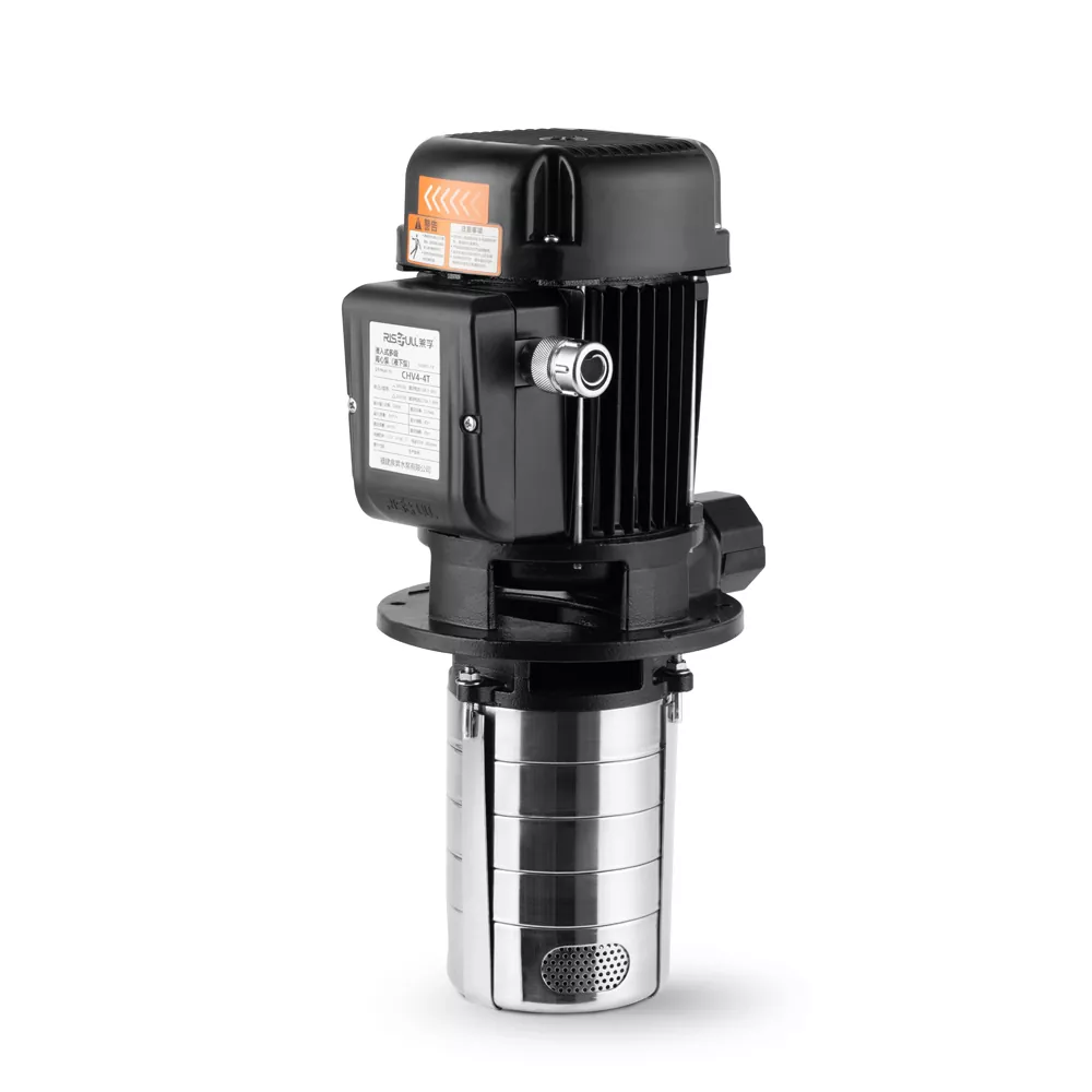 Yüksək Yüksək Təzyiq Elektrik Nasos Ticarətindən istifadə olunan Flow 2m³ / H Immerainsiz Polad Şaquli Multik